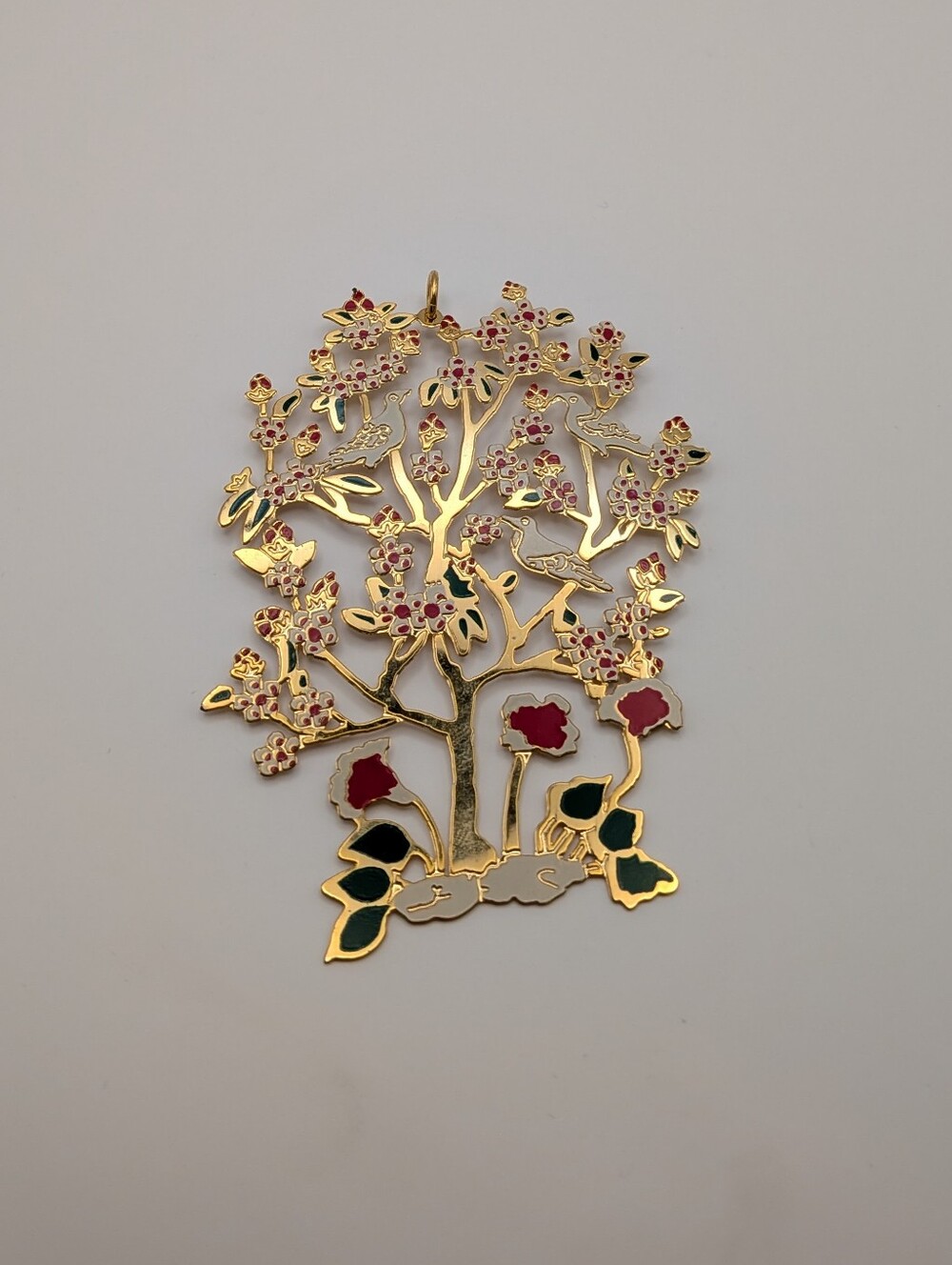 Vintage Metropolitan Museum of Art 1985 Birds In A Tree Christmas Ornament MMA